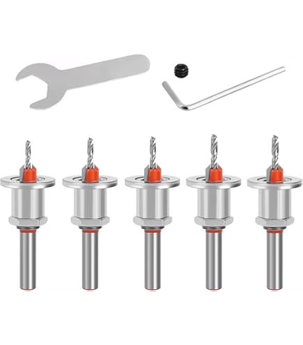 Hilitchi 460-Piece Stainless Steel Hex Socket Flat Head Countersunk Bolt & Nut Set – M3 M4 M5 Sizes In A Handy Storage Case