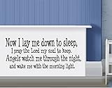 Now I Lay Me Down to Sleep # 3 ~壁デカール ブラック