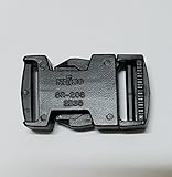 NIFCO ニフコ SR20S プラスチック バックル 黒 20mm巾用 SR20 のショートタイプ