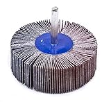 Forney 71687 Mounted Flap Wheel with 1/4 Shank 3 by 1 120-Grit [並行輸入品]