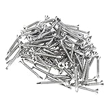 Homyl セルフタッピングねじ　自己穿孔ネジ　フラットヘッド　固定　約100個　全8サイズ - 32mm