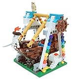 Liebeye ビルディングブロック カラフルな海賊船セットビルディングブロックブリック教育玩具モデルボーイギフト 520 PCS