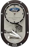 ウィリアム・ラッセル・ケース& Sonsカトラリーウィリアム・ラッセル・ケース& Sons u.s.フォードMotor Companyトラッパー記念クロック