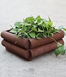 ZENGAI 防腐木材炭酸化した花鉢バルコニー広場植木鉢緑の植物単純な人格創造的な花のポット フラワースタンド ( 色 : C , サイズ さいず : 30センチメートル )