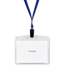 Amazon | オープン工業 吊り下げ名札 ネームプレート 名札 カード