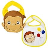 キュリアスジョージ(おさるのジョージ) グッズ スタイ エプロン よだれかけ ひとまねこざる 絵本 サル pzk-7430 2柄セット