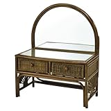 籐(ラタン)家具 籐ドレッサー ロータイプ W1002B