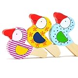CHILDREAM 3個Colored鳥Whistles Kids 'アウトドアおもちゃ