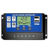 Decdeal ソーラーパネル コントローラ HD LCDバッテリ充電レギュレータ 家庭用 街灯用 インテリジェント コントローラ