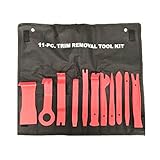 Wennow 11-pc。トリム削除ツールキットドアパネル内部ウェッジPryクリップHDナイロンプラスチック
