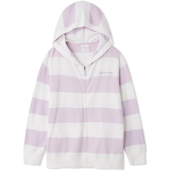 Amazon | 【HOLIDAY】ジェラートボーダーパーカPWNT245076IVRF