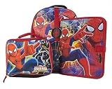 Fast Forward Large Backpack with Lunch Kit and Binder Spiderman [並行輸入品]