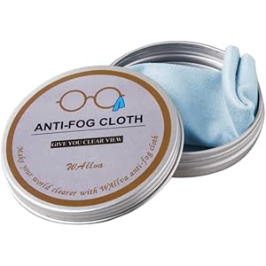 メガネ くもり止めクロス 約600回繰り返し使える 曇り止め メガネクロス 曇り防止 24時間効果持続 収納缶付き 曇ら…