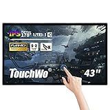 TouchWo 43インチインタラクティブタッチスクリーンモニター、Android 12 4G+64GオールインワンタッチパネルPC、スマートボード