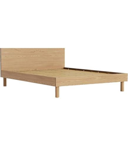 Amazon｜テンピュール(Tempur) 木製ベッド ブラウン クイーン 約W160