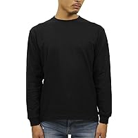 [ヘインズ] ビーフィー ロングスリーブ Tシャツ ロンT 長袖 1枚組 BEEFY-T 綿100% 肉厚生地 無地 H5186 メンズ