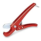 Pexflow R1653 PEX チューブカッターツール – はさみ せん断カッターツール 3／8インチから1インチにフィット バネ式ハンドル ステンレススチール刃 ロックフック&便利な持ち運び用ケ