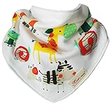 (コ-ランド) Co-land よだれかけ ベビー 食事用スタイ 三角バンダナ 柔らかい 可愛い 男の子 女の子 スナップ 調節可能 よだれかけセット H