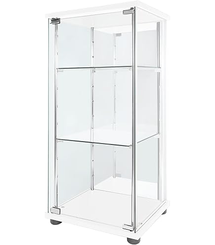 ホワイト木製ガラス扉キャビネットIKEA HAUGA ハウガ コレクションケース 楽天市場】IKEAイケア HAUGAハウガ キャビネットガラス扉