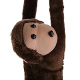 【ノーブランド品】25.5インチ　手吊り猿　ぬいぐるみ猿　子供玩具　装飾おもちゃ　出産祝い/誕生日 プレゼント - ブラウン