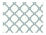 York Wallcoverings AP7483SMP Silhouettes Fretwork Trellis Wallpaper Memo Sample, 8-Inch x 10-Inch [並