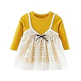 (プタス)Putars ベビー服 子供服 女の子 ワンピース ドレス 長袖 レース 可愛い 秋冬 オシャレ 通園 発表会 旅行 記念日 プレゼント 3-18ヶ月