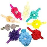 Emithaベビー美しいフラワーヘッドバンドヘアアクセサリー – 9ピース