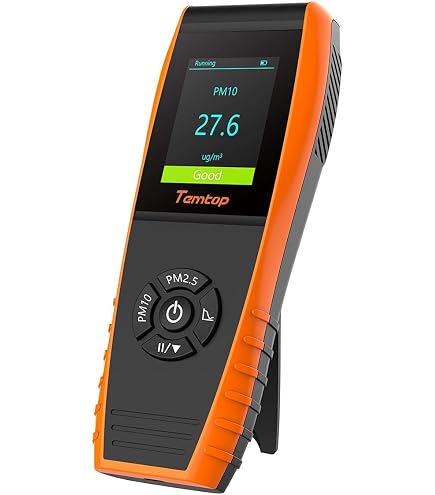 Amazon.co.jp: 空気品質モニター PM2.5/PM1.0/PM10 粉塵計 LCDデジタル