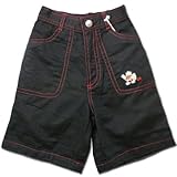 カモノハシ君と一緒！フォーマルに映える柔らか麻のショートパンツ（濠Du）ネイビー 100cm