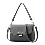 Nevenka 女性のハンドバッグファッション財布トートバッグレディースショルダーバッグ (灰) [並行輸入品]