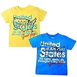 (ブルー/90cm)ベビー服 男の子 Tシャツ 半袖 ロゴプリント 男児 ベビー