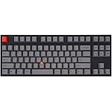 ARCHISS Quattro TKL 英語配列 89キー メカニカル テンキーレス キーボード 静電容量式ポインティングスティック搭載 Cherry MX 昇華印字 黒/グレイ (赤軸) AS-KBQ89/LRGB