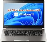【整備済み品】東 芝 ノートPC R63 /13型/ 第7世代 i5-7200U/Win11 Pro/MS Office H&B 2019 /wajunのWIFI/Bluetooth/HDMI/8GB/256GB SSD