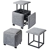 スマイル 5in1 コンビネーション スツール SF1000LG グレー