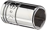 SK Hand Tool 40708 6 Point 9mm Standard Drive Socket, 1/4-Inch, Chrome by SK Hand Tool