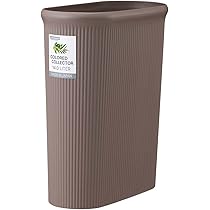 Amazon｜岩崎工業 ゴミ箱 カラードコレクター スリム M トープ L-1070