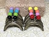 がま口 口金 6.5ｃｍ ミニサイズ 8個セット あめ玉 がま口 口金 丸型 縫付 ハンドメイド リメイク シルバー (シルバーｘパール)