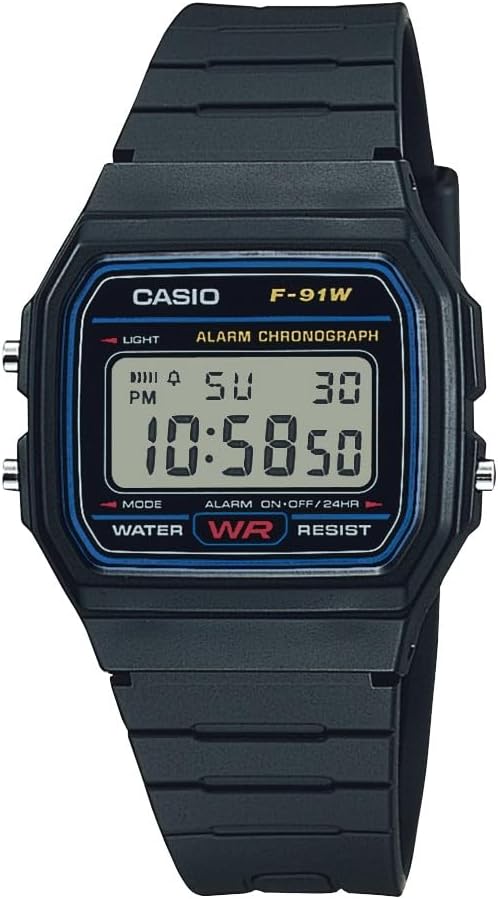 [カシオ] 腕時計 カシオ コレクション 【国内正規品】F-91W-1JH メンズ ブラック