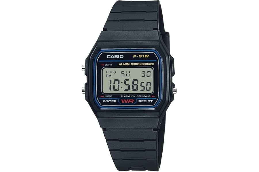 [カシオ] 腕時計 カシオ コレクション 【国内正規品】F-91W-1JH メンズ ブラック