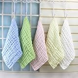 Morninggold ベビー よだれかけ 綿100％ 26*26cm 5枚セット　肌触り抜群　 コットン 6層ガーゼ コットン ベビーゲート 肌触り抜群