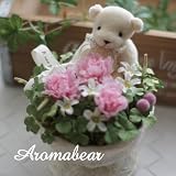プリザーブドフラワー アロマベア（ピンク）