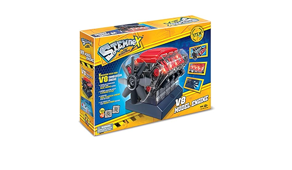 Amazon Amazing Toys Stemnex V8モデルエンジン V8燃焼エンジンの独自の透明プラスチックモデルを構築 270コンポーネント 科学 サイエンス おもちゃ