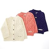 【アウトレット】 Youpi! カーディガン(80～130cm) キムラタンの子供服 ピンク 80 ( 19048x19348-144 )