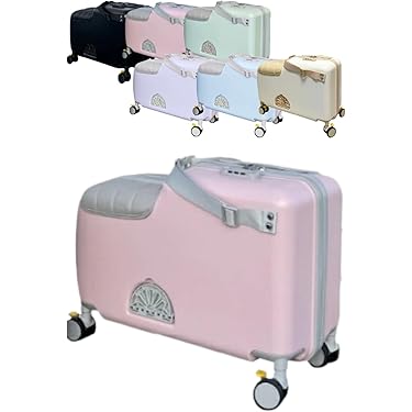 Hopeholic] 乗れるキャリーケース ベビーカー 子供 38L ピンク Amazon