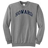 NCAA Howard Bisonアーチクラシッククルーネックスウェットシャツ、アスレチックヘザー、XL