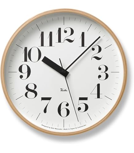 Amazon.co.jp: Lemnos レムノス Riki Clock リキ クロック Mサイズ