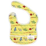 Bumkins スタータービブ USA発食事用防水ビブ 6～9ヶ月 Yellow Fish