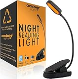 アンバーライト + ギフト用アンバーブックライト - ブルーライトブロック - 夜間読書ブックライトストア充電式1600K夜のベッドでの読書に。ギフト用のKindleライトとLEDブックライトとして最適です。