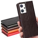Oppo Reno7 A / Reno9 A ケース 手帳型 【 マグネット無し 】 耐衝撃 カードケース Reno9A Reno7A ケース カバー ネノ 7A 9A OPG04 au A201OP CPH2353 SIMフリー ワイモバイル 楽天モバイル 全対応 Reno 7A 9A ケース おっぽ oppo ネノ7A ネノ9A カバー OPPOreno7a OPPOreno9a ネノ7 A ネノ9 A オッポ Reno7A OPG04 スマホケース 手帳型 カバー case 適用 【iCoverCase】 マグネットなし スタンド機能 光沢加工 牛革 レザー 財布型 カード入れ ダークブラウン