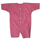 ロコ お祭用品 鯉口シャツカバーオール ピンク松葉 (ベビー用)　1号